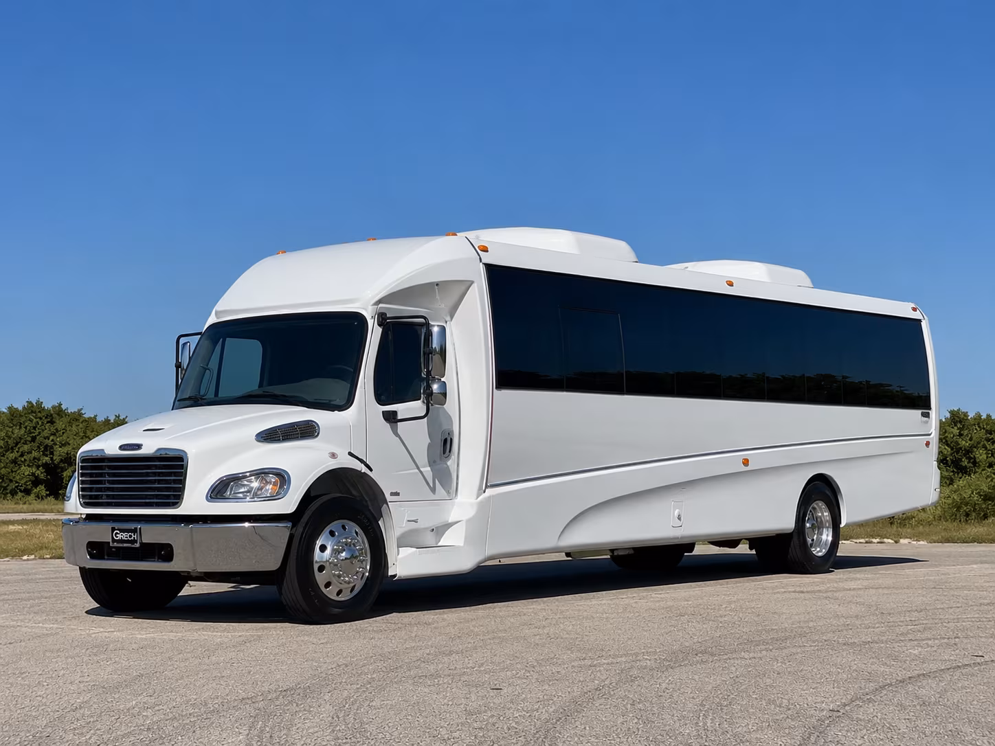 Clearwater Bachelor & Bachelorette Transportation party bus exterior