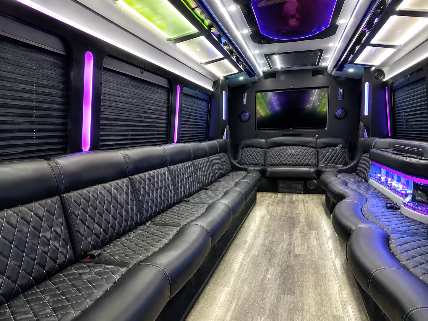 Clearwater Bachelor & Bachelorette Transportation party bus exterior