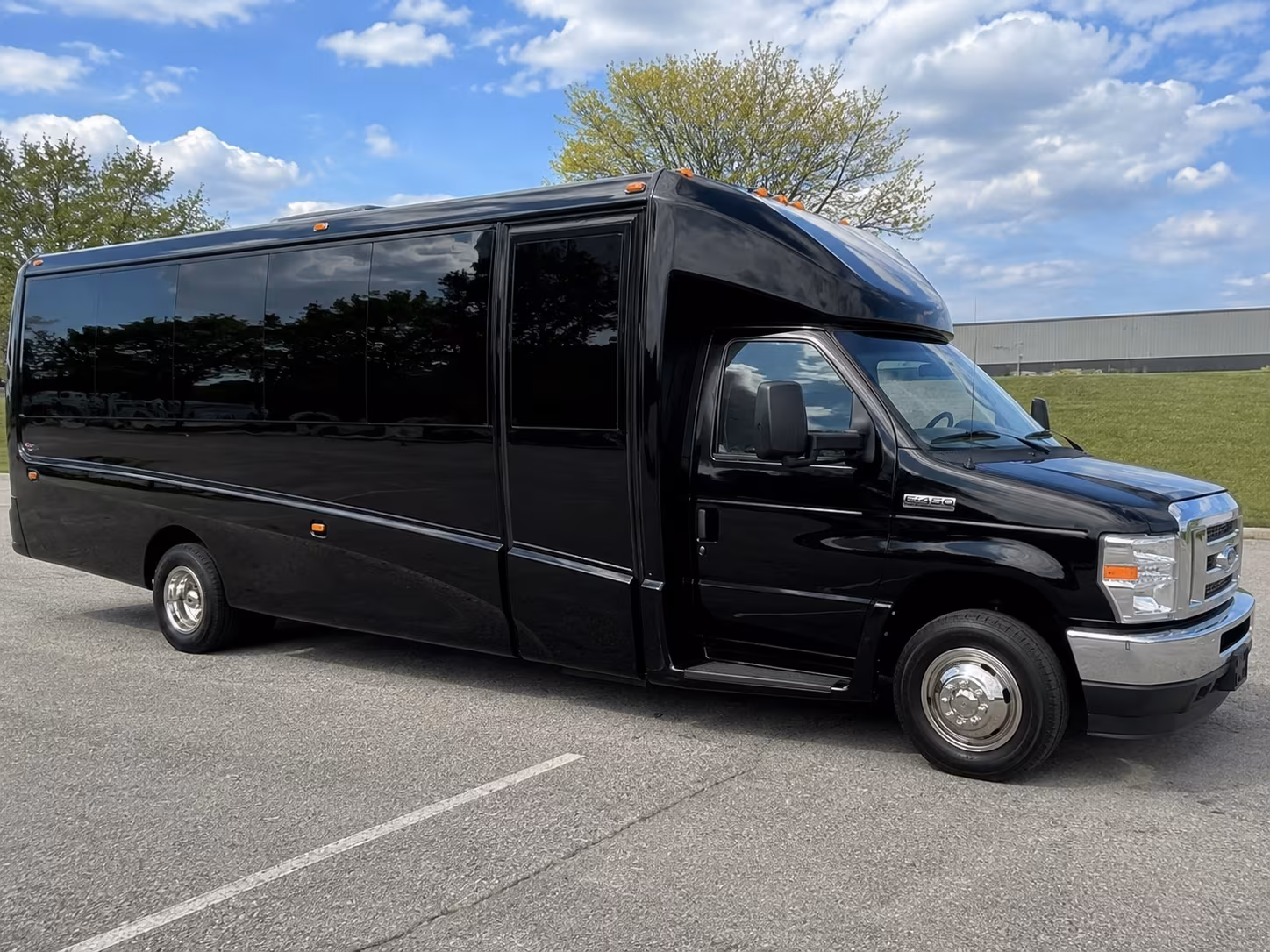 Clearwater Corporate Transportation party bus exterior