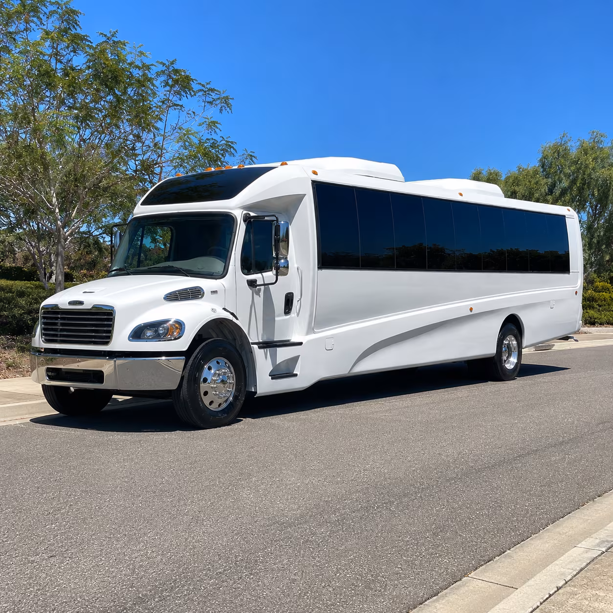 Clearwater Corporate Transportation party bus exterior
