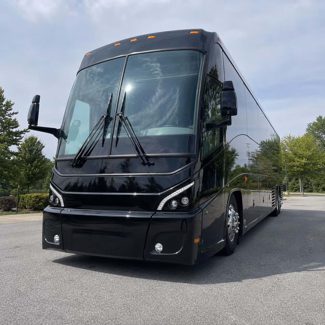 Clearwater Corporate Transportation party bus exterior