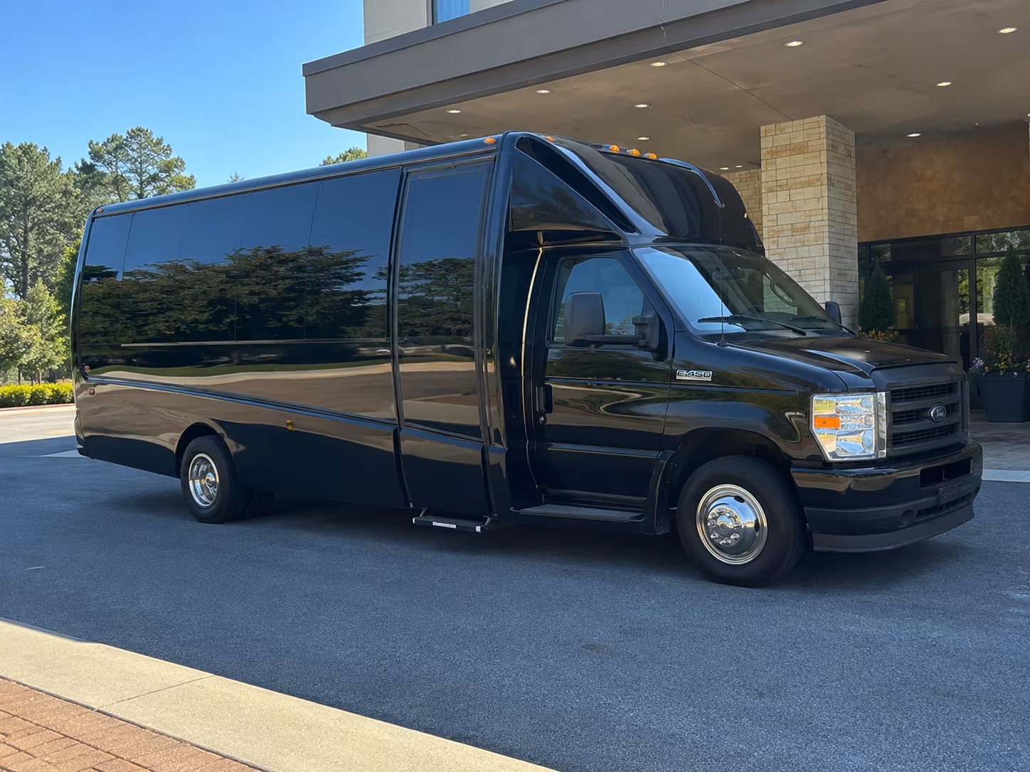 Clearwater Corporate Transportation party bus interior