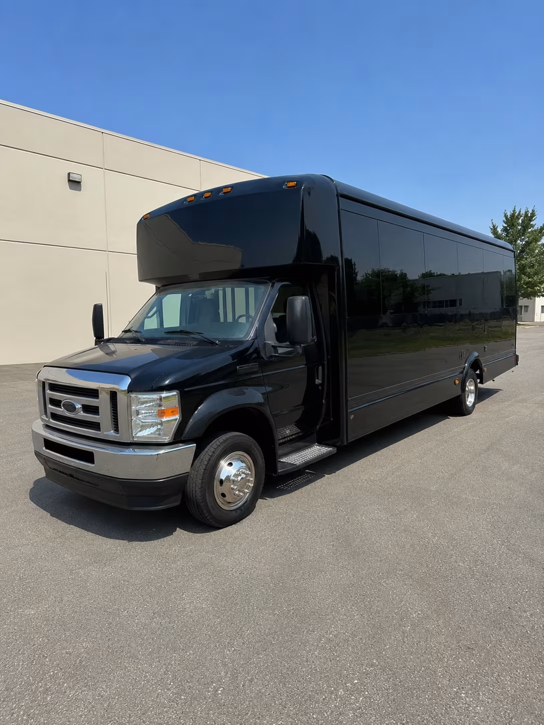 Clearwater Private Event Transportation party bus exterior
