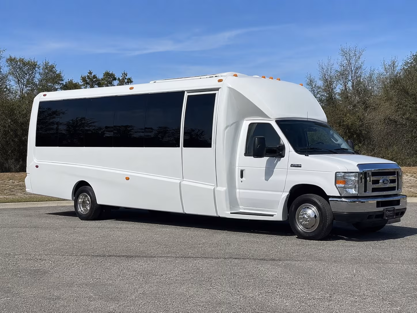 Clearwater Sporting Event Transportation party bus exterior