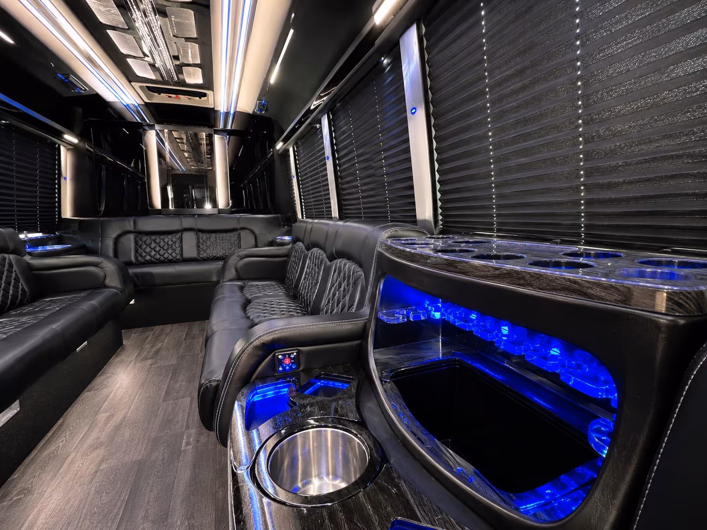 Clearwater Sporting Event Transportation party bus exterior