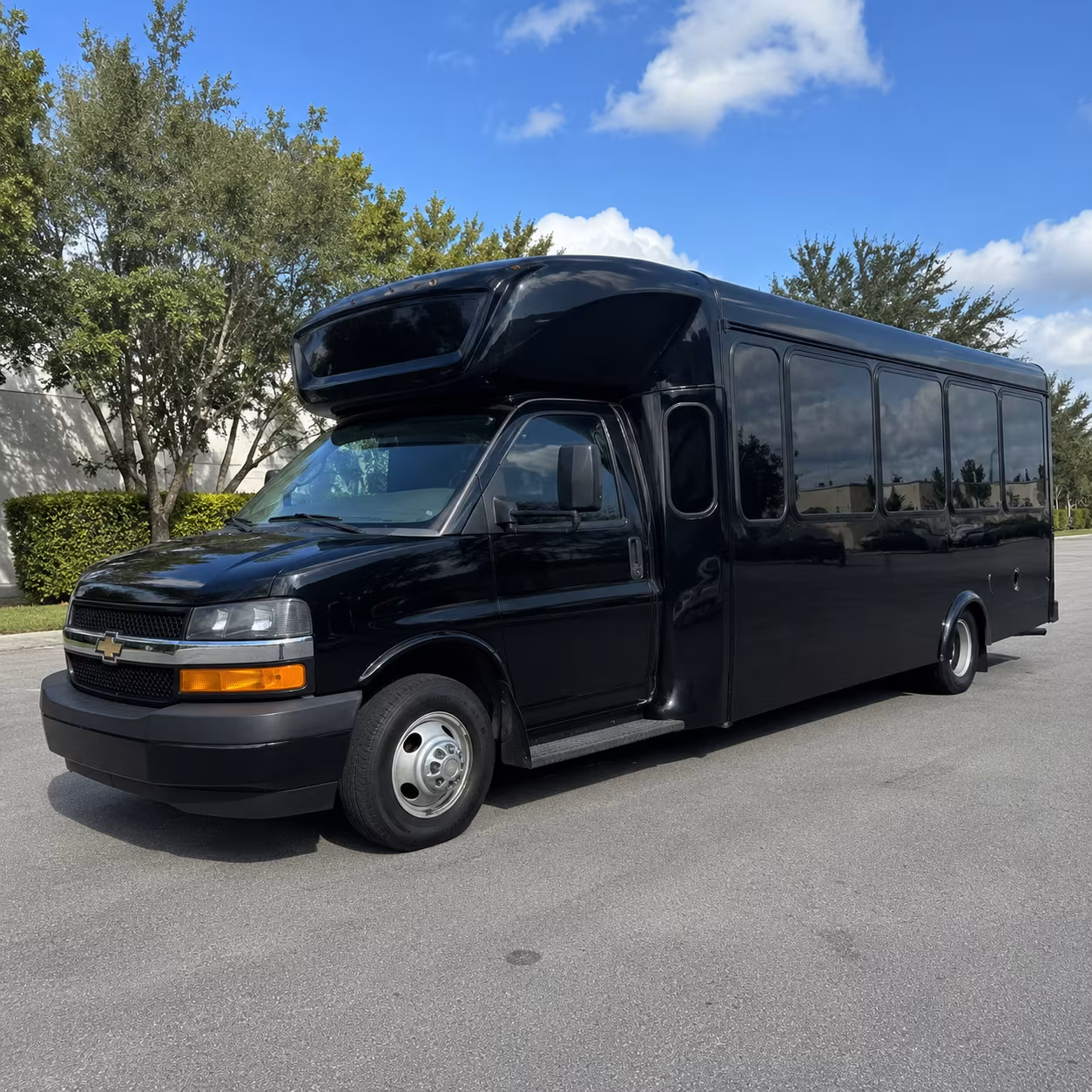 Clearwater Sporting Event Transportation party bus exterior