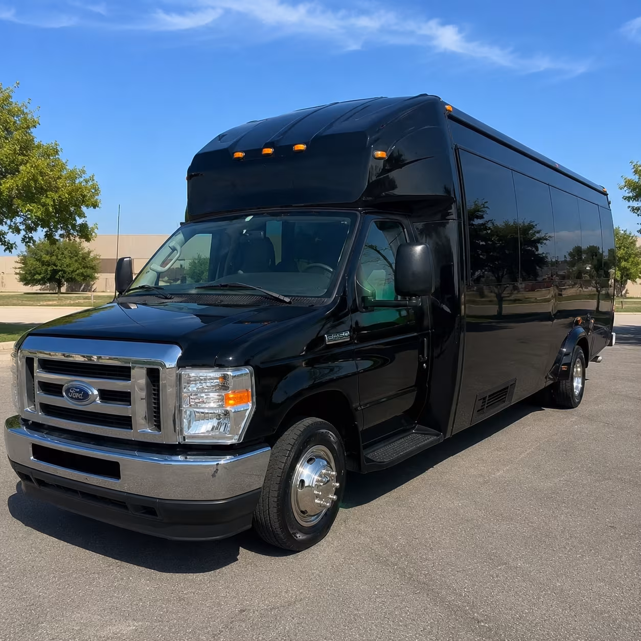 Clearwater Sporting Event Transportation party bus exterior