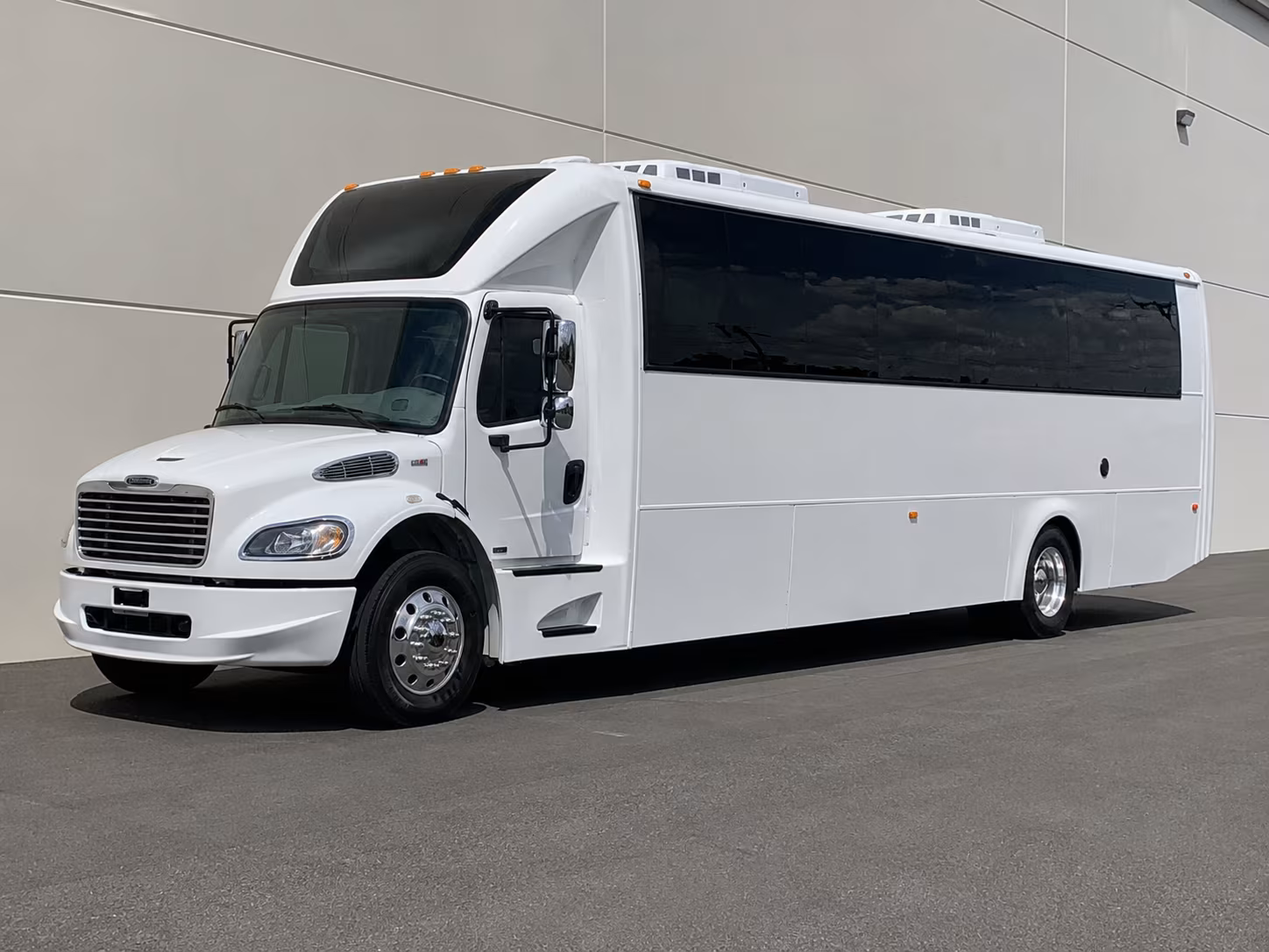 Clearwater Wedding Transportation party bus exterior