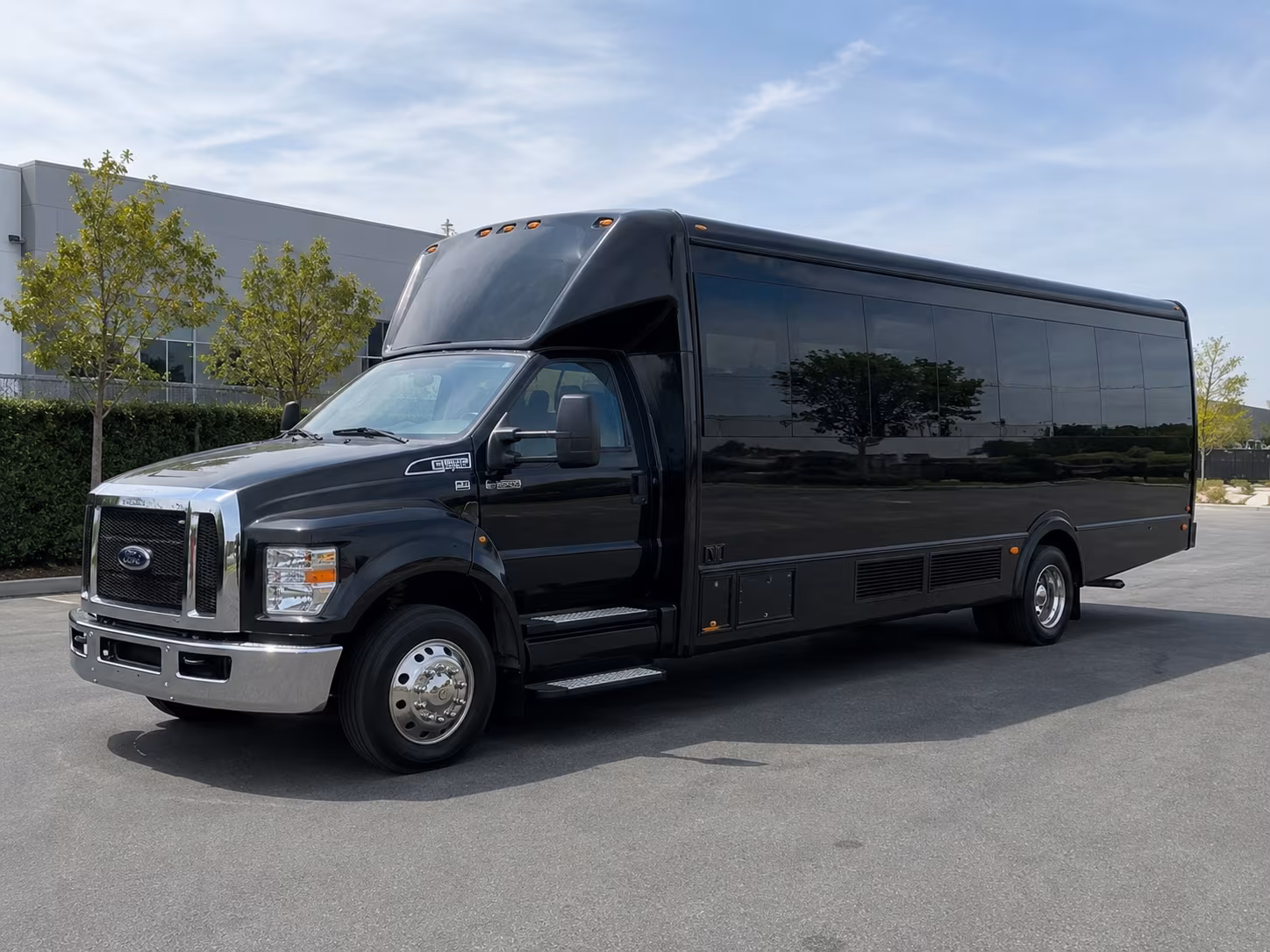 Interior of a party bus rental serving Clearwater