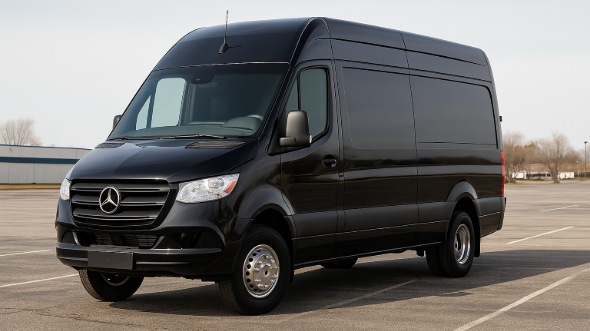 Exterior of Charter Bus Company Town n Country's 18 Passenger Party Bus in Town n Country