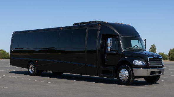 Exterior of Charter Bus Company Riverview's 25 Passenger Party Bus in Riverview