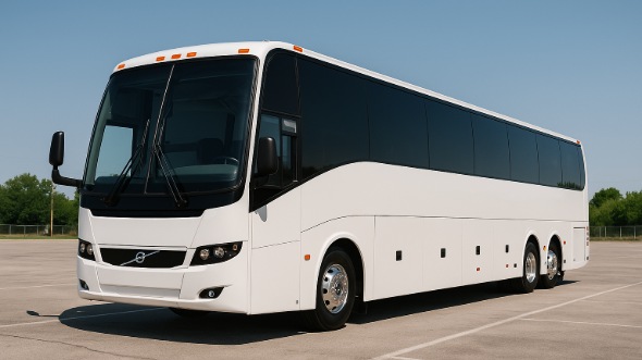 Exterior of Charter Bus Company Riverview's 50 Passenger Party Bus in Riverview